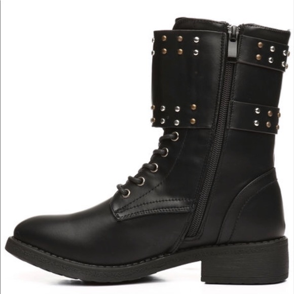 Double strap combat boot - Picture 2 of 3